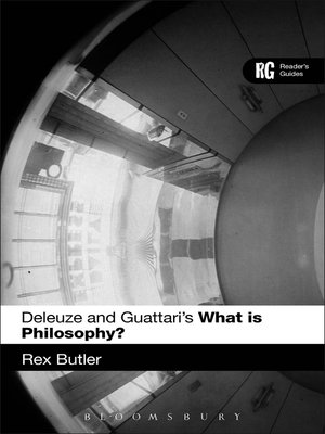cover image of Deleuze and Guattari's 'What is Philosophy?'